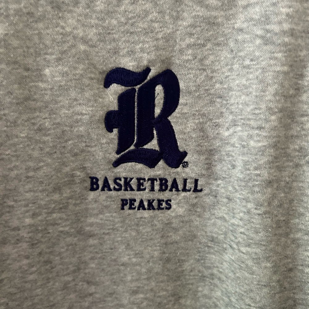 NWT!-Adidas -{Size L}- Grey and white Rice University cropped sweater. - Picture 5 of 6